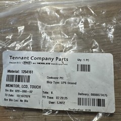 Tennant Replacement Touchscreen P/N 830-00200-01 For Tenant And Nobles Equipment