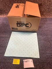 Box of 50 Brady SPC GENUINE 12″ X 12″ ( 30.5 x 30.5 cm ) Absorbent Pad