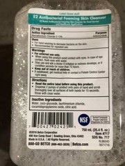 BETCO 717C3-71 E2 Antibacterial Foaming Skin Cleanser ; 750mL -NIB of 4