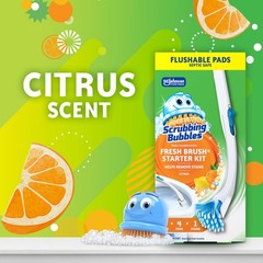 Scrubbing Bubbles Toilet Bowl Cleaning System 1 Count (Pack of 1), Multicolor