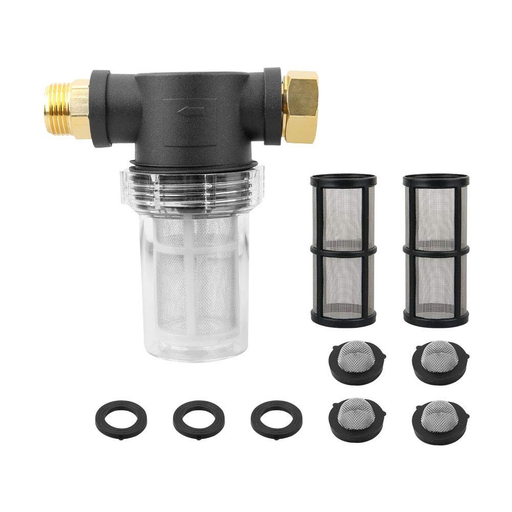 Garden Hose Inlet Filter for High Pressure Washer 3/4 Inch Screen Filter