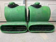 Pair (2) Dri-Eaz Sahara Pro HP Air Movers – F199- ServPro Edition