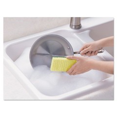 Scotch-Brite HD3 4.5 in. x 2.7 in. 0.6 in. Thick Scrub Sponge – YL/GN (3/PK) New