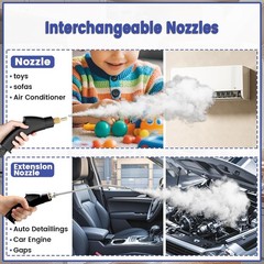 2500W Handheld Steam Cleaner,Portable Car Steamer For Auto Detailing