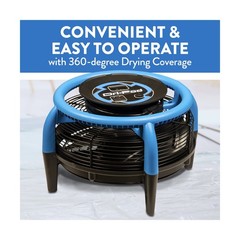 Dri-Eaz Dri-Pod Pro Omnidirectional Floor and Carpet Dryer, Ventilating Floor…