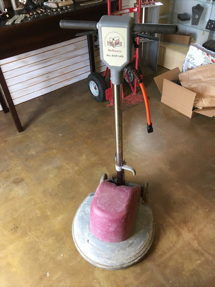 NuSource Nu-20FLHD floor machine Made In USA 15 amp 1.5 HP motor, freight ship