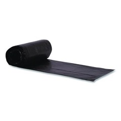 Boardwalk High-Density Can Liners, 45 gal, 22 mic, 40 x 48, Black, 150/Carton