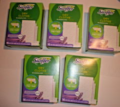 Swiffer Dry Sweeping Cloths Febreze Lavender 5 boxes 80 Total Cloths