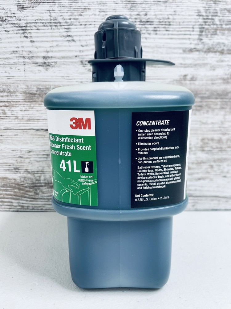 3M Twist ‘n Fill 41L MBS Disinfectant Cleaner 2L Liquid Concentrate Fresh Scent