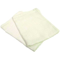 Cotton All-Purpose Terry Cleaning Towels, White, 14 In X 17 In, Pk12, 51702