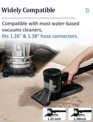 Sub Surface Carpet Extraction Vacuum Attachments for 3.2mm, 3.5mm, Black