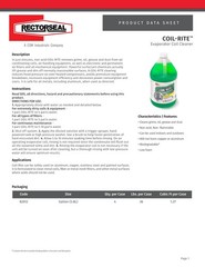 Rectorseal Coil-Rite 82612 Coil Cleaner, Easy Application, 1 Gallon, Green