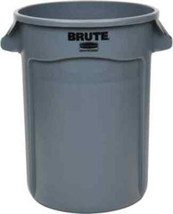 Rubbermaid FG263200GRAY 32 Gallon Gray Heavy Duty Round BRUTE Trash Can