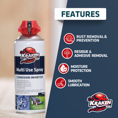 Kraken Bond Multi Use Spray, Corrosion Inhibitor 500 ml. 1 Pack