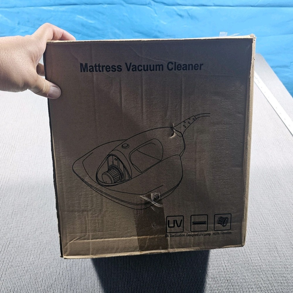 Handheld Corded Mattress Vacuum Cleaner UV Sterilization HEPA Filter Bagless