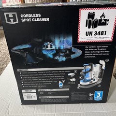 HART HPSP25B 20V Cordless Spot Cleaner Kit 4Ah Battery Charger