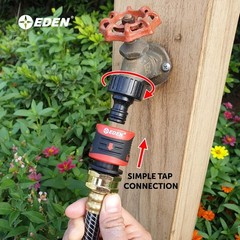 Eden 95210 Premium Garden Hose Fitting Quick Connect with 5 pc Set, 5 Set