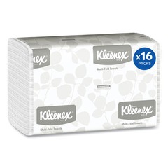 Kleenex 01890 9.2 in. x 9.4 in. 1-Ply Multi-Fold Paper Towels – WT (2400/CT) New