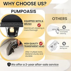 【Upgrade Hard Bristle Brush】Better Extractor Hose Kit for Shop Vac, with 10FT Ho