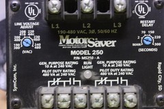 SYMCOM MOTOR SAVER 3-PHASE ELECTRIC MOTOR PROTECTOR MS250-A 10 AMP 240 VAC