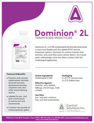 DOMINION 2L Termitcide Insecticide Insect Termite Control Non Repellent 27.5 oz