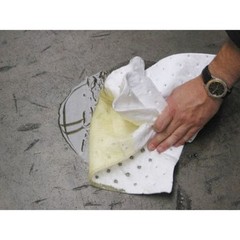 Brady Env150 Sorbent Roll, 44 Gal, 30 In X 150 Ft, Oil, White, Polypropylene
