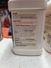 2pk- Franmar BLUE BEAR 500MR, Bean-E-Doo, Mastic Remover for Concrete, 1 Quart