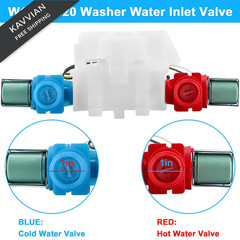 Upgrade W10144820 W10140911 Washer Water Inlet Valve Compatible with…