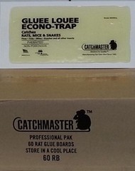 Catchmaster 60RB Rat Sized Glueboards ( 60 Pack ) Rat Mouse Snake Lizard Trap