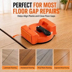 Floor Gap Fixer Tool for Laminate Flooring, Repair Kit with Orange