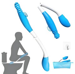 JJHREI Foldable Butt Wiper Tool – Toilet Aids for Wiping Bottom Buddy Wiper…