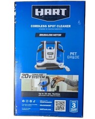 HART HPSP25B 20V Cordless Spot Cleaner Kit With 4Ah Battery and Charger