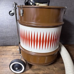 Vintage Mcm Shop-Vac Wet Dry Model 10 Gal Made U.S.A Brown Metal Can Model 777