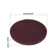 8pcs 5″ Scrubber Scouring Pads Drill Scuffing Disc Hoop and Loop Surface