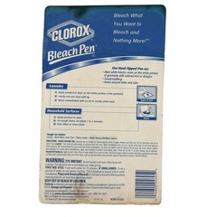Clorox Bleach Pen Gel 2 Pack Magnetic Holder New Taped Package Dual Tip