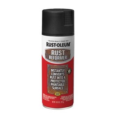 Rust-Oleum 248658 Stops Rust Reformer Spray Paint 10.25 oz Matte Black