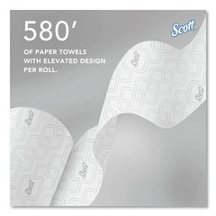 Scott 47035 8″ x 580′ 1-Ply Slimroll Towels – Orange Core/White (6/CT) New