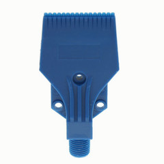 2Pcs Blue ABS Air Blower Air Nozzle Air Knife Wind 1/4” BSPT Plastic 3 Holes