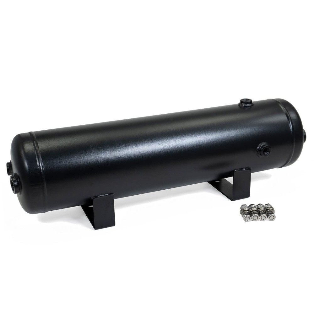 HornBlasters 3-Gallon (11.35 Liters) 7 Port Air Tank – Powdercoat Finish – Tw…