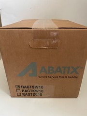 10 lb box – White Knit Cotton T-Shirt Cleaning Rags New – Can Dispense from Box