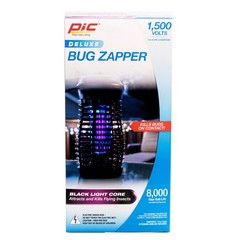 PIC 15W-ZAPPER Black Light 15W 1500V Weatherproof Bug Zapper for Outdoor Use