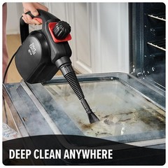 Dirt Devil 7-in-1 Handheld Pressurized Steam Cleaner for Home, XL Water Tank