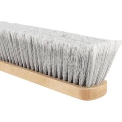 PRO SOURCE 24″ Wide Push Broom Head, 3″ Flagged Poly Bristles, Handle not Incl