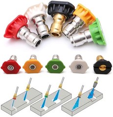 Pressure Washer Tips Power Soap Nozzle 5pcs-2.5 Orifice, 5 nozzles