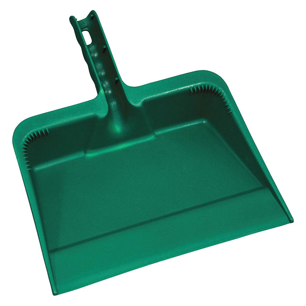 GRAINGER 48LZ17 Handheld Dust Pan,Green 48LZ17