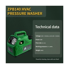 ZPB140 Port A Blaster HVAC Coil Cleaning, Portable Pressure Washer & Coil Jet…