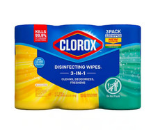 3 Pack – Disinfecting Wipes, Bleach Free Cleaning, Multi-Surface Wipes