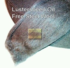 Lustersheen Oil Free Steel Wool 13 LB Reel Grade 4/0 ~ “Super Fine”
