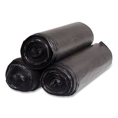 Inteplast Group Can Liners, 60 gal, 22 mic, 38×60″, 25 Bags/Roll, 6 Rolls/Carton