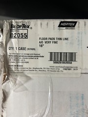 FLOOR PADS THIN LINE A/0 VERY FINE 16″ case of 10 pads